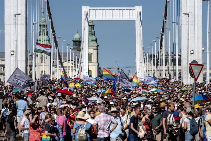 Archivo - Desfile del Orgullo en Budapest