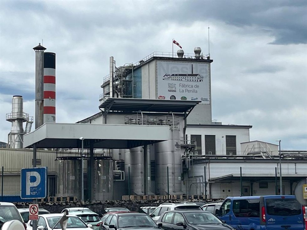 Planta de Nestlé en La Penilla, en Santa María de Cayón