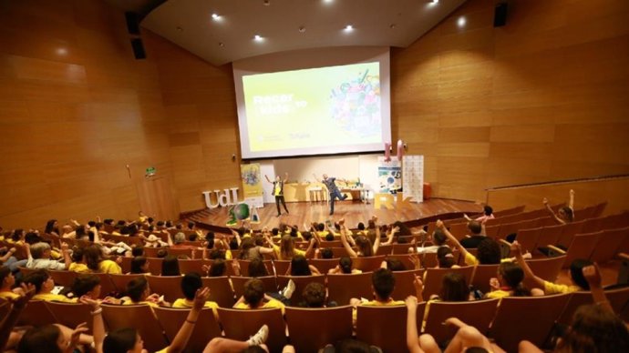 Acte del programa Recerkids a Lleida