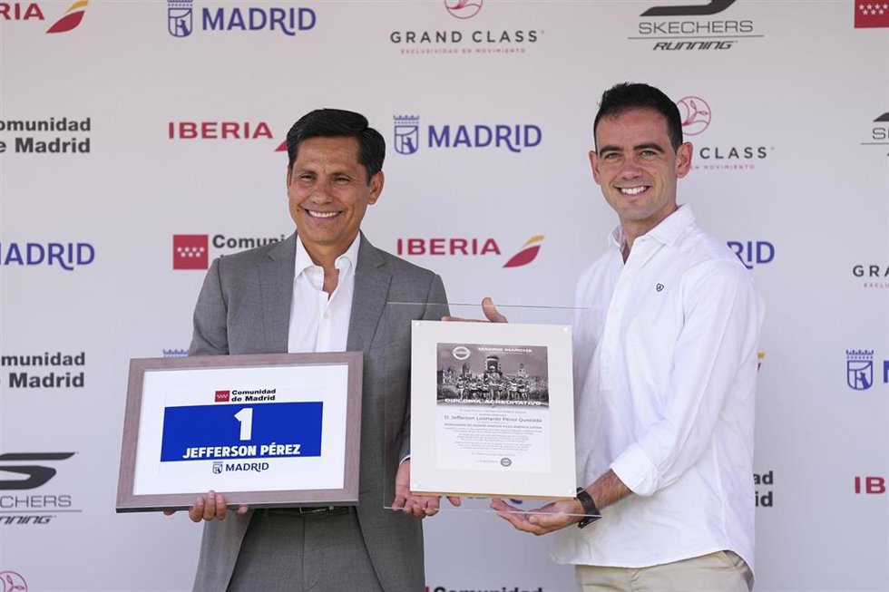 El V GPI Madrid Marcha homenajeará a Jefferson Pérez, campeón olímpico en Atlanta'96, en la Gran Vía de Madrid.