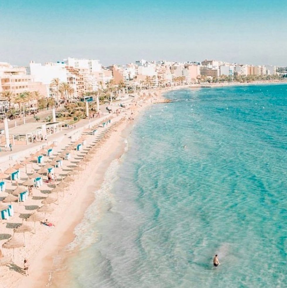 Archivo - Playa de Palma, en una foto de archivo.