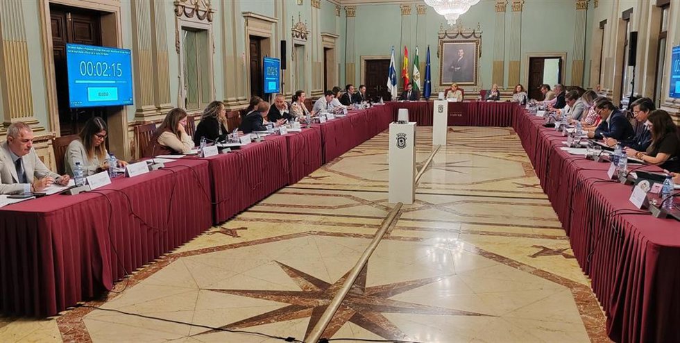 Pleno del Ayuntamiento de Huelva.