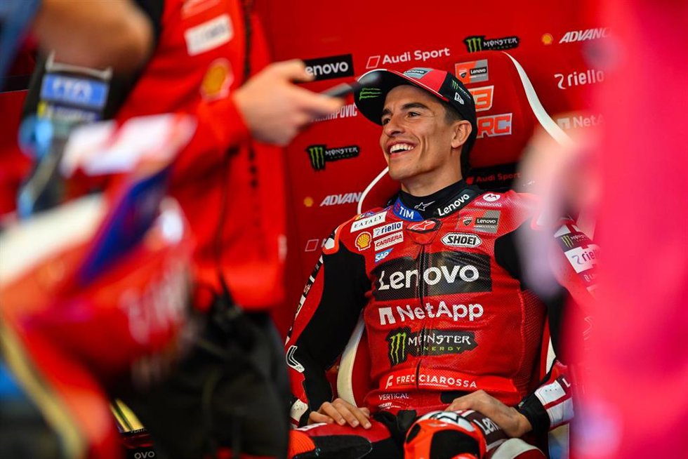 El piloto español de MotoGP Marc Márquez (Ducati)