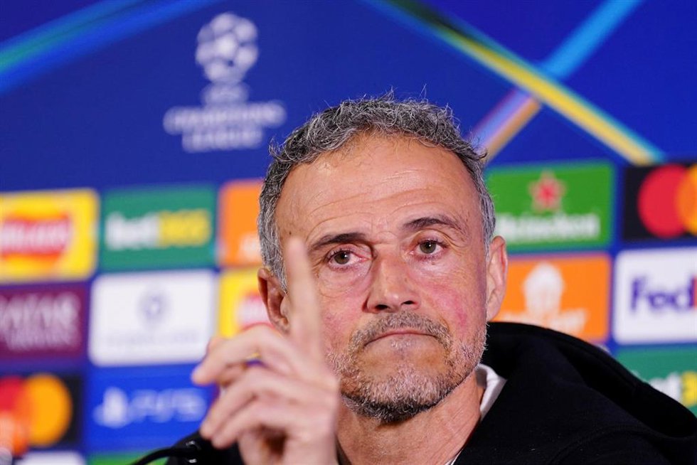 Archivo - El entrenador del Paris Saint-Germain, Luis Enrique
