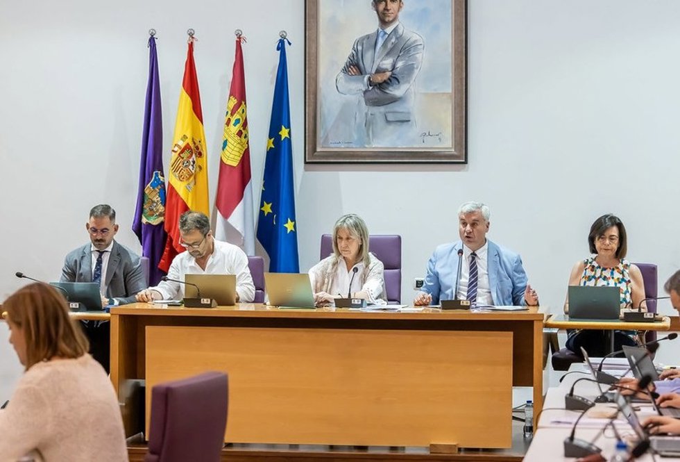 Pleno en el Ayuntamiento de Guadalajara.