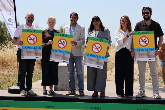 Acto de presentación de la campaña de playas 2026 de la Diputación de Barcelona