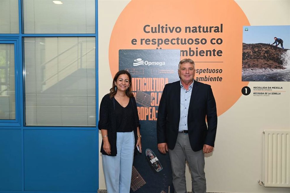La conselleira do Mar, Marta Villaverde, en jornadas de Opmega