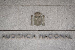 Archivo - Arxiu - Façana de l'Audiència Nacional, a 13 d'abril del 2026, a Madrid.