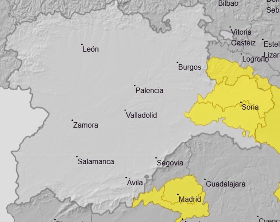 Avisos metorológicos en la provincia de Soria para el 30 de mayo.
