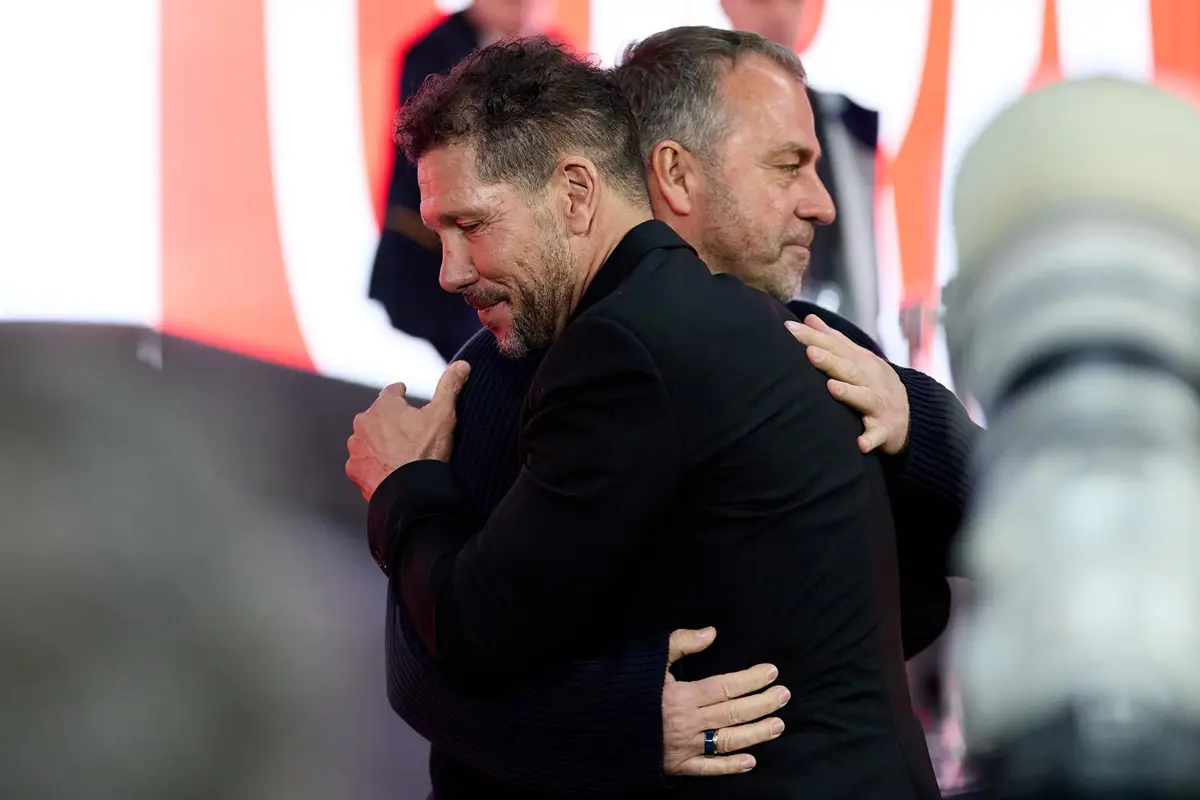 Hansi Flick y Diego Pablo Simeone