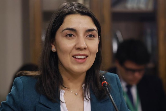 Valparaiso, 25 de marzo 2026 La ministra de la Mujer y la Equidad de Genero, Judith Marin, durante la comision de Mujeres y Equidad de Genero de la Camara de Diputados Sebastian Cisternas/Aton Chile