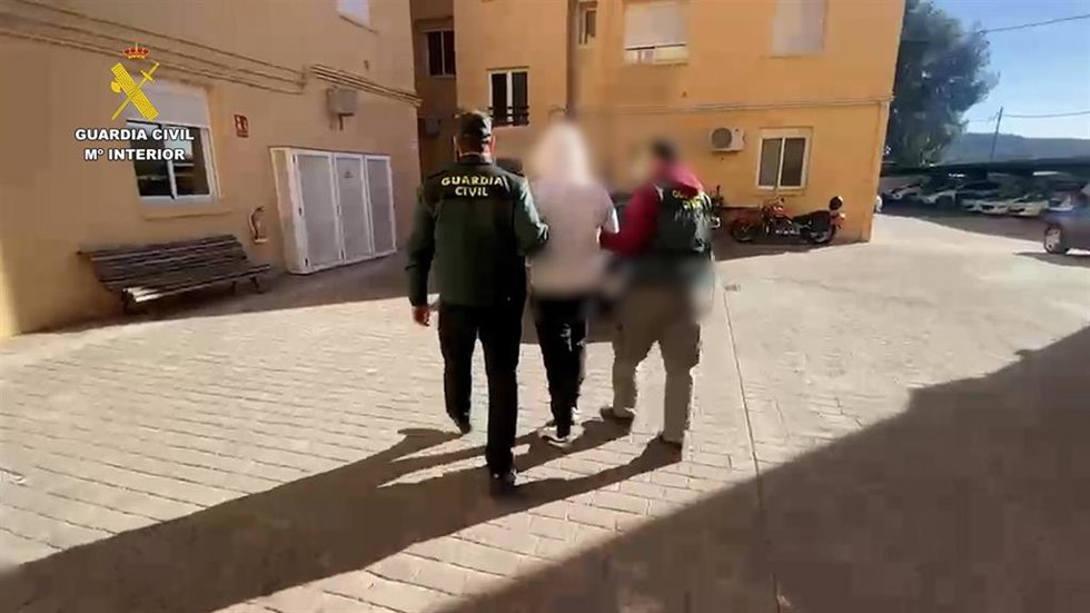 Imagen del detenido