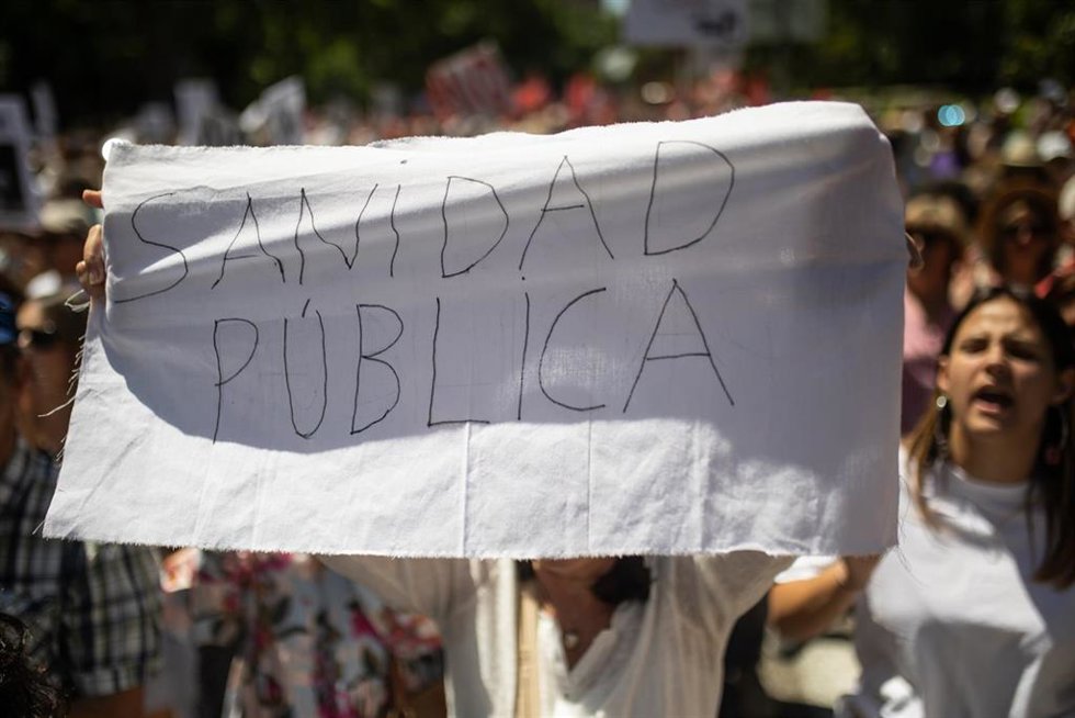 Archivo - Archivo.- Manifestación por la Sanidad Pública
