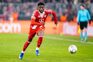 Archivo - Alphonso Davies of Bayern Munich during the UEFA Champions League, League Phase, MD7 football match between FC Bayern Munich and Royale Union Saint-Gilloise on 21 January 2026 at Allianz Arena in Munich, Germany - Photo Andre Weening / Orange Pi