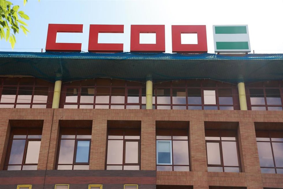 Sede de CCOO-A en imagen de archivo.