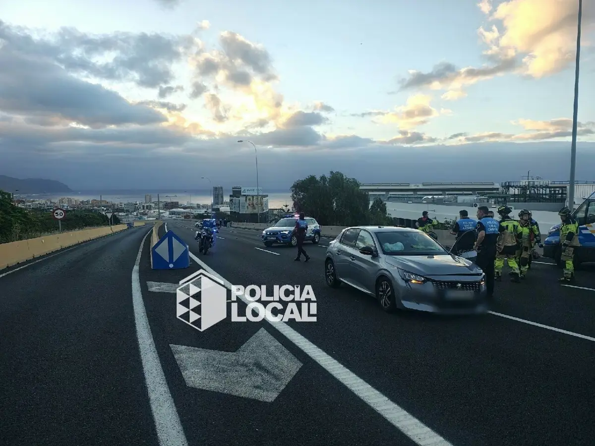 Imagen del accidente