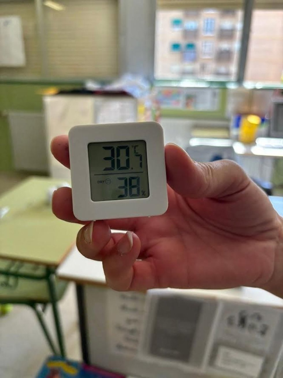 Calor extremo en las aulas riojanas