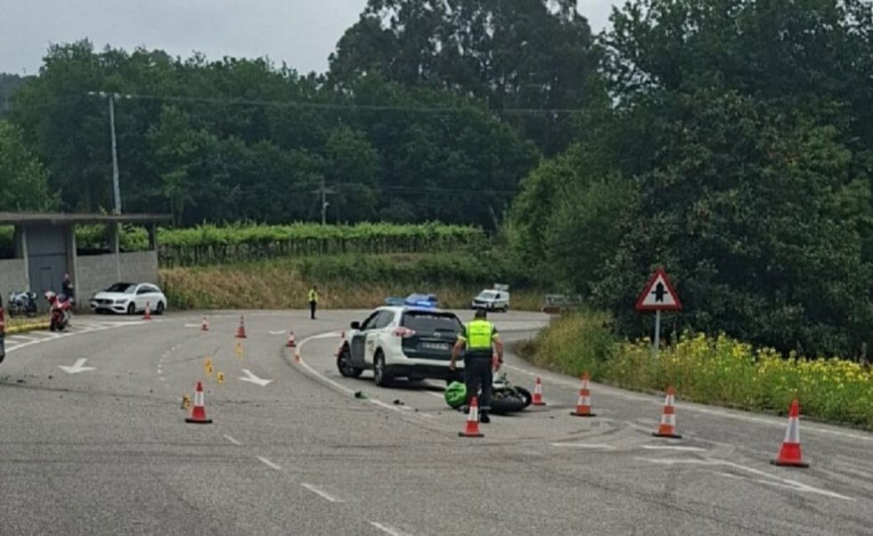 Accidente en Arbo (Pontevedra)