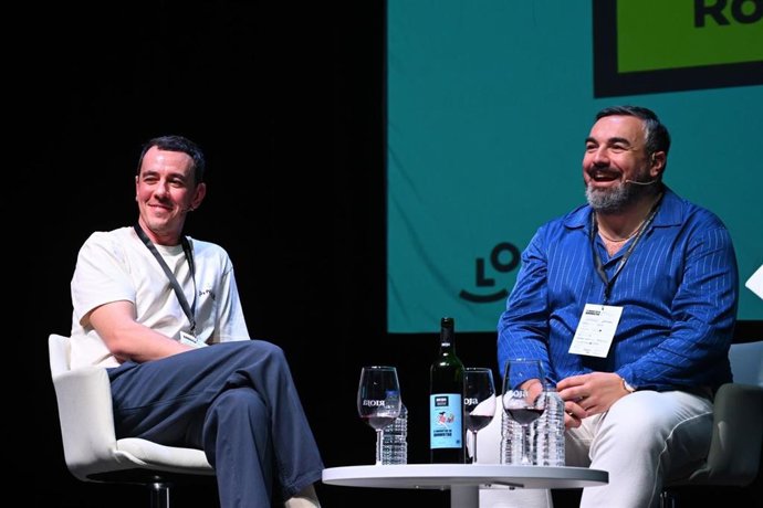 Pantomima Full durante su intervención en Logroño