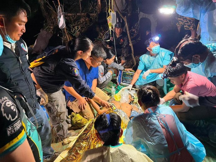 Rescate en la cueva de Xaysomboun, Laos (archivo)