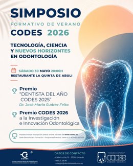 Cartel del simposio del CODES en Oviedo