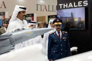 Archivo - El emir de Qatar, Tamim bin Hamad Al Thani