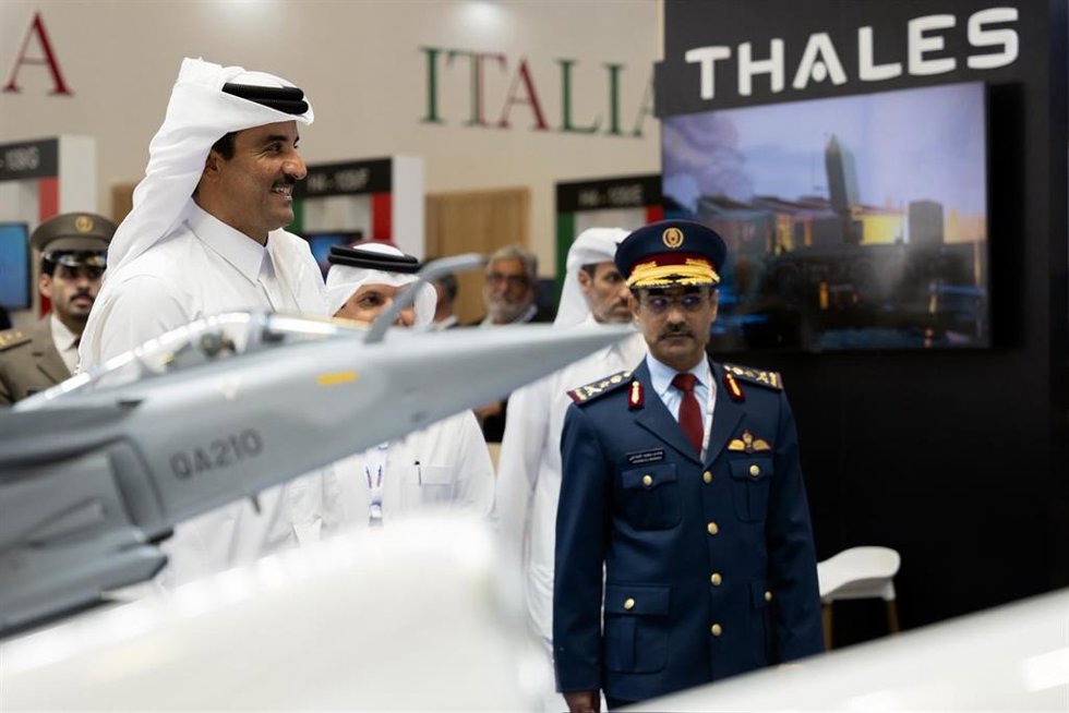 Archivo - El emir de Qatar, Tamim bin Hamad Al Thani