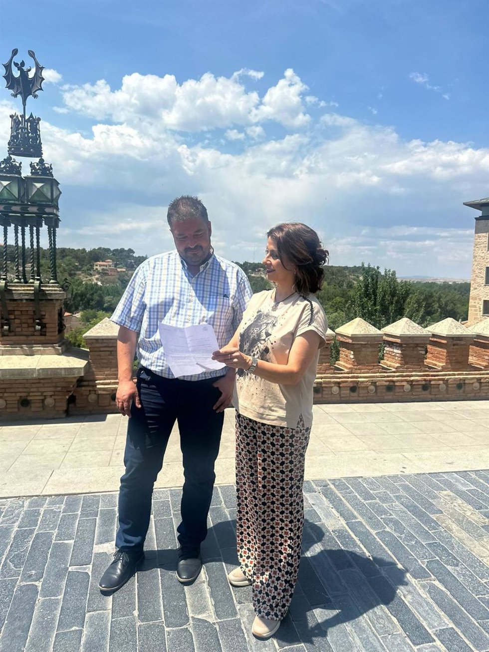 Emma Buj y José Herrero este sábado en Teruel para hablar de infraestructuras pendientes