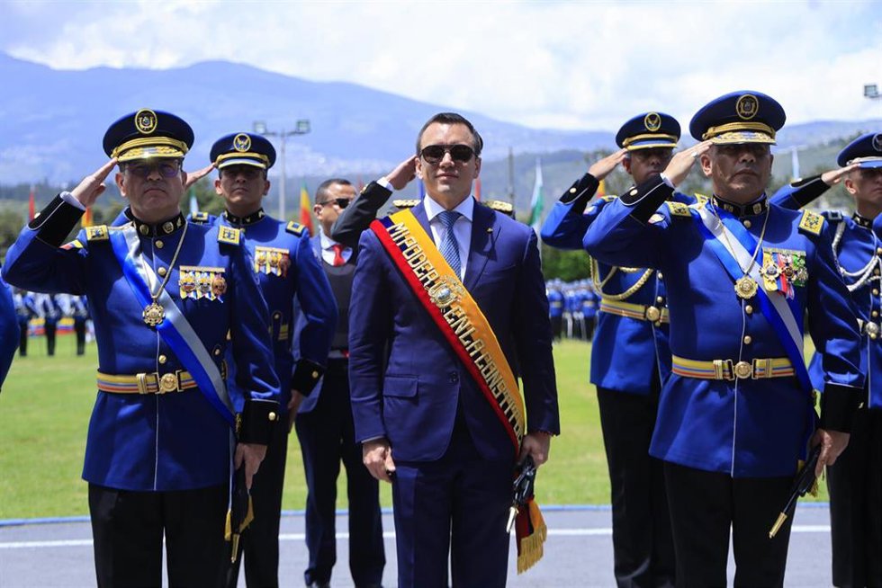 Archivo - El presidente de Ecuador, Daniel Noboa 