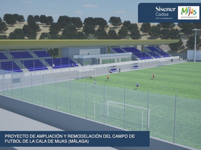 Proyecto campo futbol La Cala de Mijas.