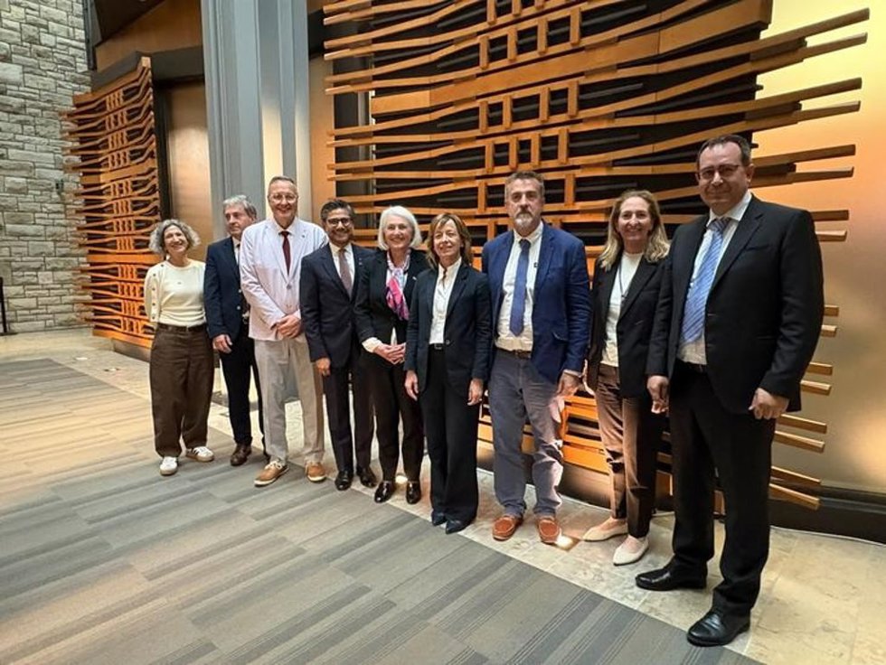 Delegación gipuzkoana en Ottawa