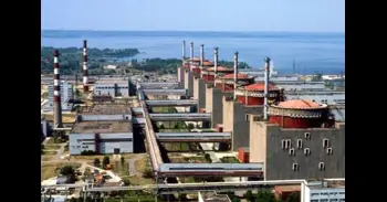 Un dron ucraniano impacta contra el edificio de una de las turbinas de la central nuclear de Zaporiyia