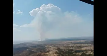 El Infoex activa el nivel 1 en dos incendios forestales en Hornachos y Campillo de Llerena
