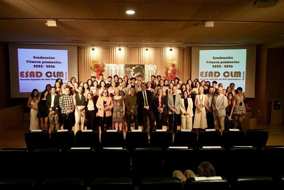 Acto de graduación la Escuela Superior de Arte Dramático.