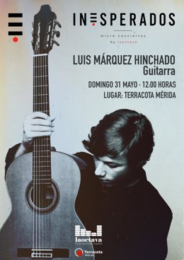 Primer concierto del proyecto 'Inesperados' que se celebra en Mérida el 31 de mayo.