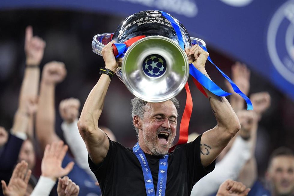 Luis Enrique, París Saint Germain, campeón de Europa