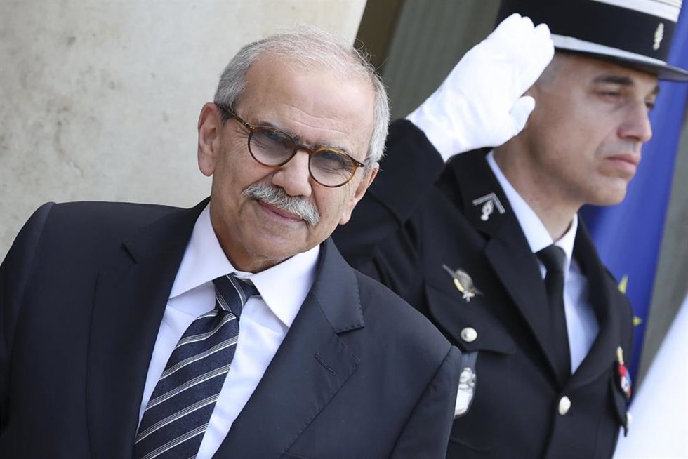 Archivo - El primer ministro libanés, Nawaf Salam