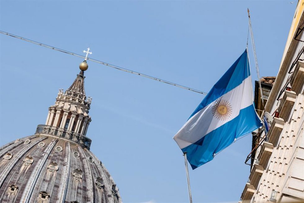 Archivo - Bandera de Argentina