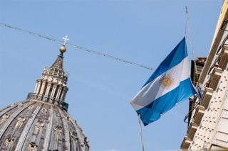 Archivo - Bandera de Argentina