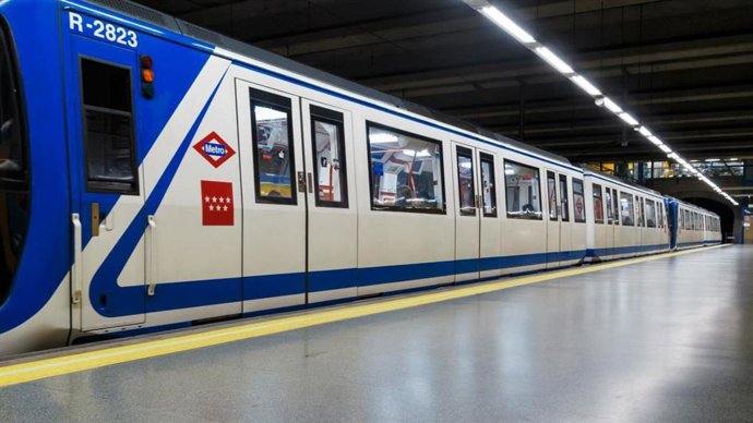 Archivo - Arquivo - Comboio do Metrô de Madri.
