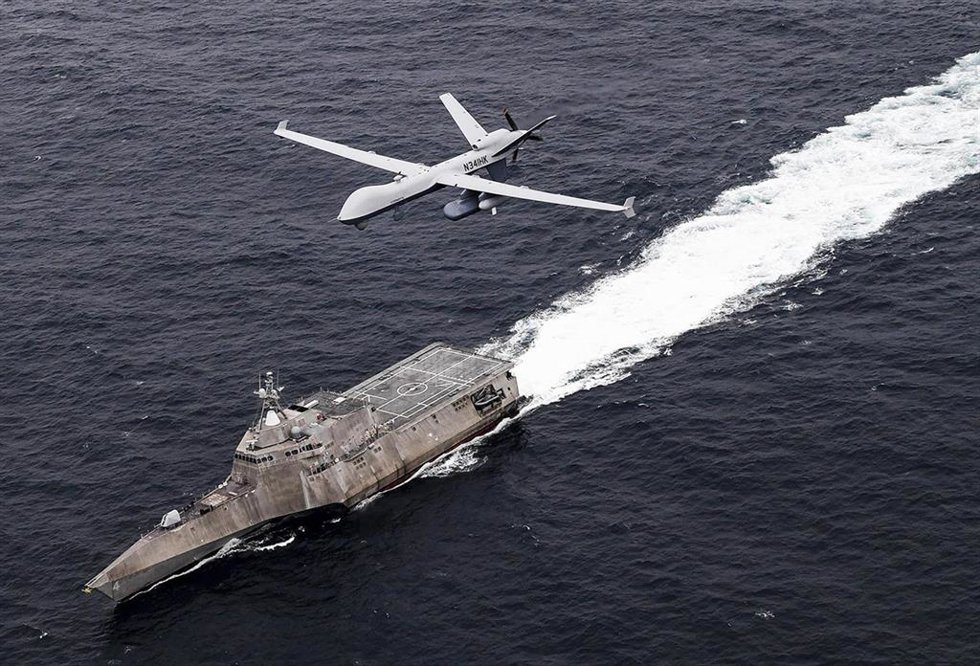 Archivo - Imagen de archivo de un dron Predator de Estados Unidos 