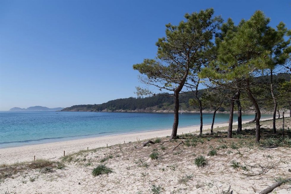 Archivo - Playa de Barra, en O Hío, Cangas (Pontevedra).