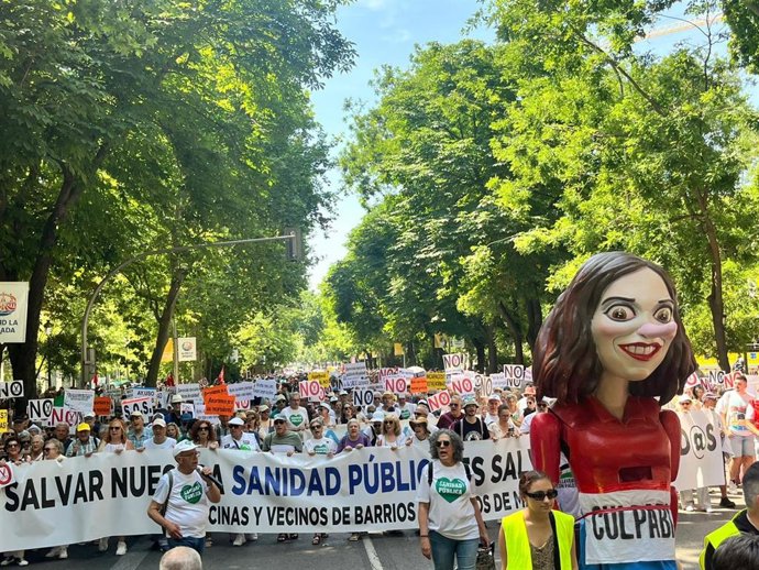 Cabecera de la manifestación.
