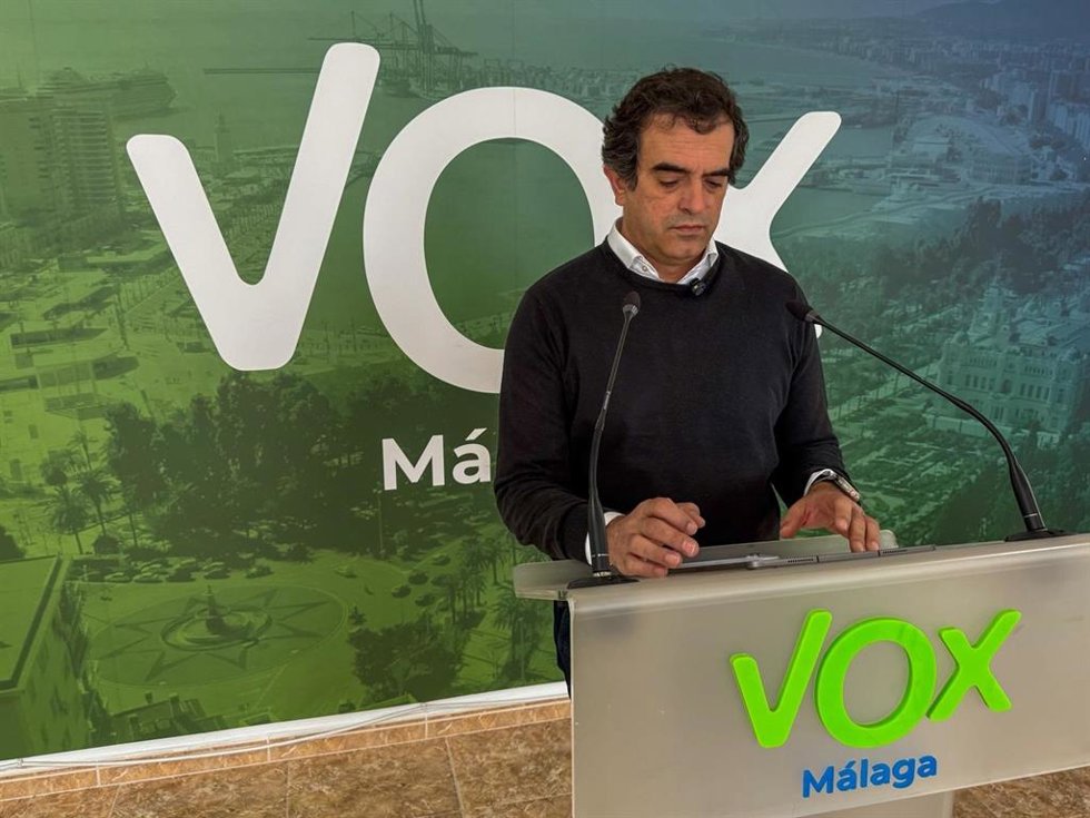 Archivo - El presidente provincial de Vox Málaga, Antonio Sevilla.