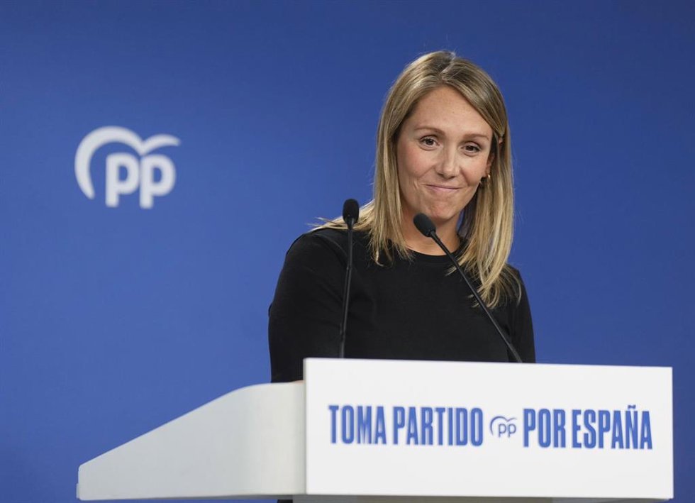 Archivo - La vicesecretaria de Coordinación Sectorial del PP, Alma Ezcurra.