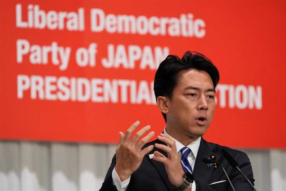 Archivo - El ministro de Defensa de Japón, Shinjiro Koizumi