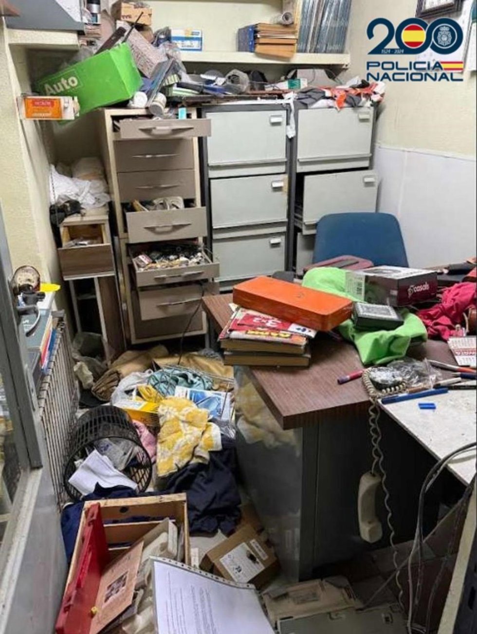 Detenido en Valladolid por robar un vehículo y diversos objetos de un taller mecánico