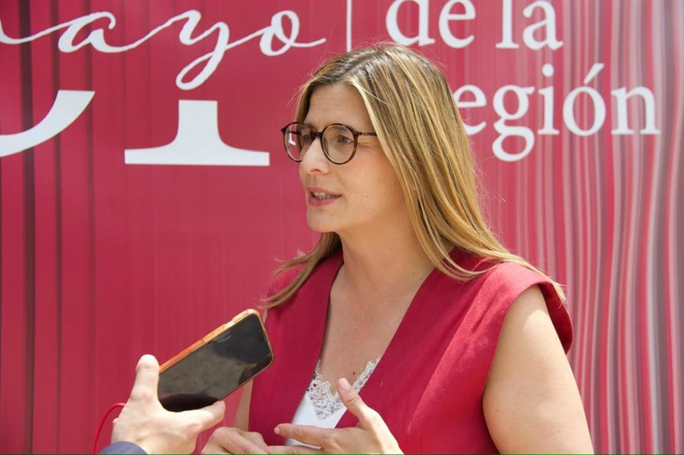 La secretaria general y portavoz parlamentaria del Partido Popular de Castilla-La Mancha, Carolina Agudo.