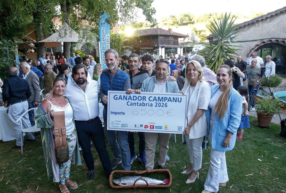 El restaurante El Puerto compra el 'campanu' de Cantabria por 6.500 euros