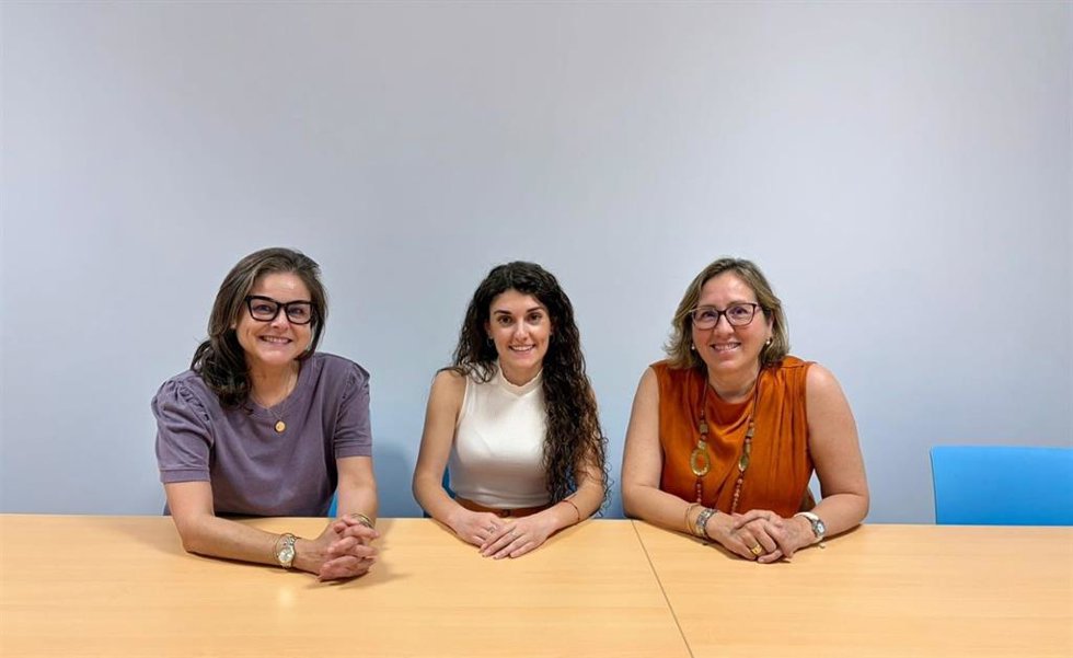 María Jesús Periago, Rocío González-Barrio y Lorena Sánchez-Martínez, investigadoras involucradas en el estudio